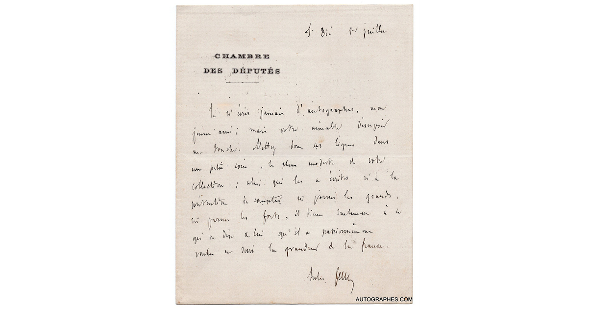 Lettre Autographe Signée Jules Bois à Armand Godoy - Poésie 1929 - Manuscrite